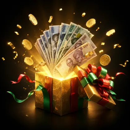 SportyBet welcome bonus with riyal notes and bet slip